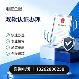 肇庆双软认证申报服务