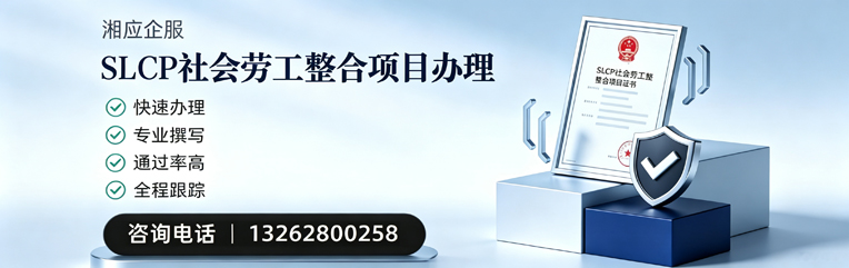 肇庆SLCP社会劳工整合项目申报服务