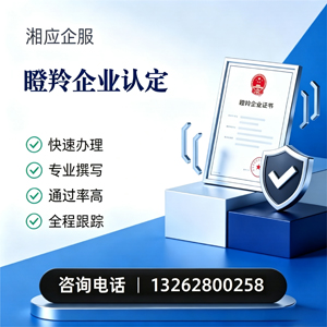 肇庆瞪羚企业认定申报服务