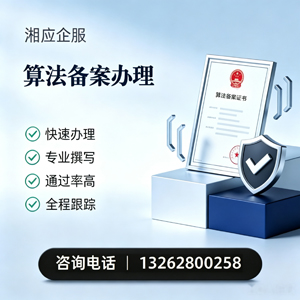 肇庆算法备案申报服务
