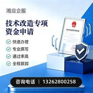 肇庆技术改造专项资金申报服务